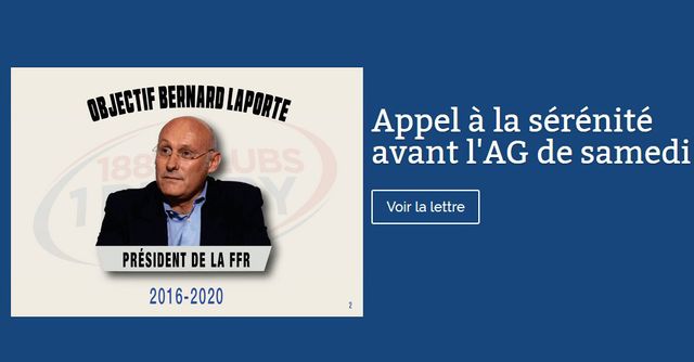 Site de campagne de Bernard Laporte, capture d'écran faite le 02/11/2017
