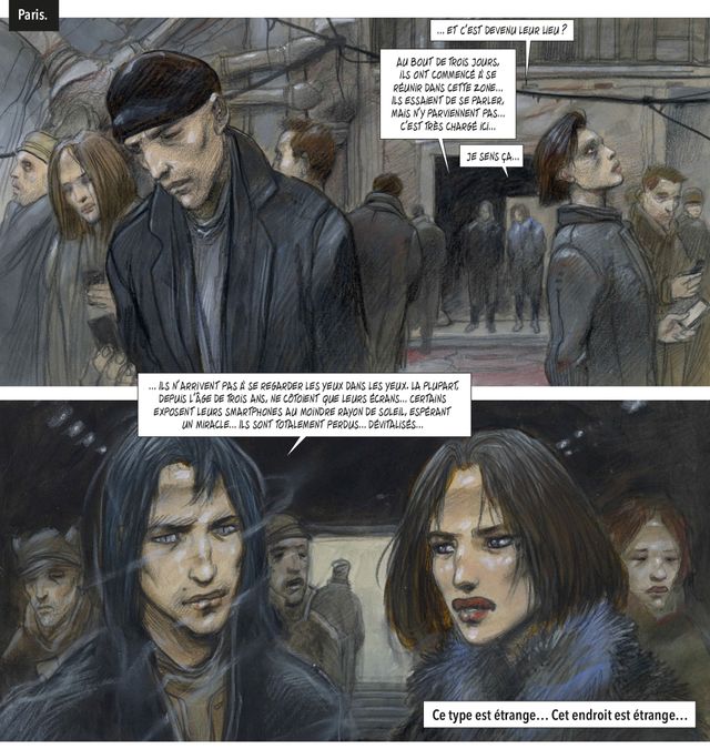 planche extraite de "Bug" d'Enki Bilal