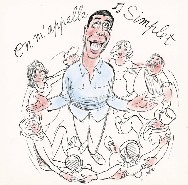 Dessin de Cabu, tiré du livre Les Coeurs simples, recueil de textes choisis par Albert Algoud
