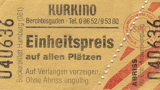 Ticket de cinéma