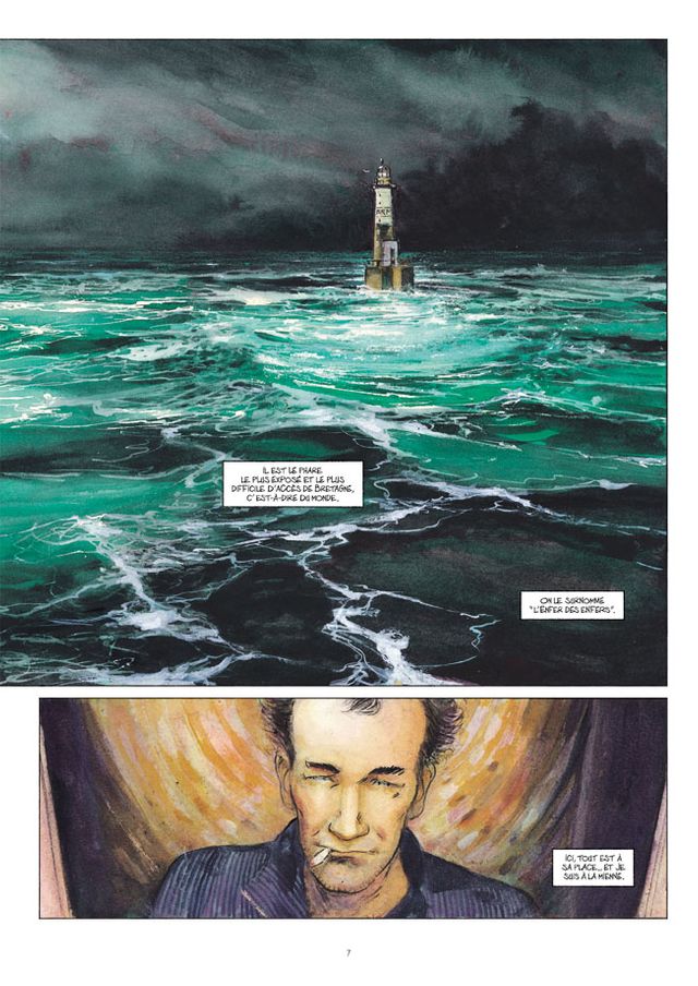 Planche d'"Ar Men" d'Emmanuel Lepage