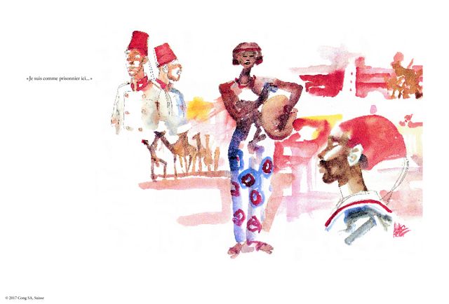 Voyages avec Rimbaud, Kipling, Baffo, illustré par Hugo Pratt