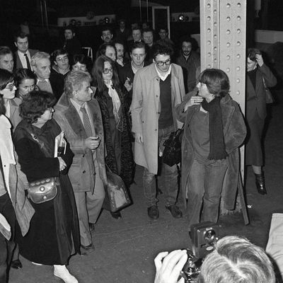 Jacques Derrida à son retour de Prague