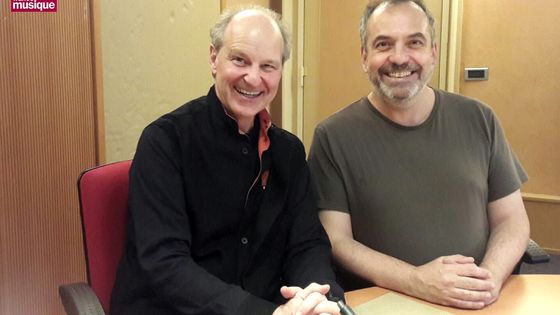 Nicola Sani et Bruno Letort au studio 151 ©Radio France - Soizic Noël