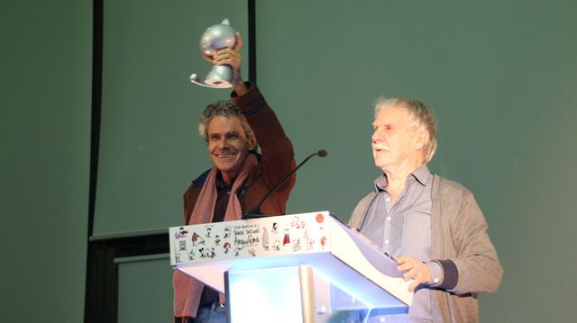Cosey en janvier 2017 à la réception de son Prix à Angoulême