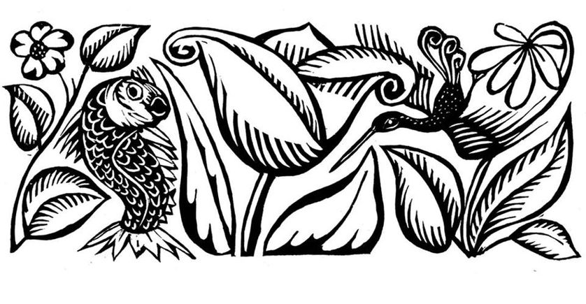 Gravure de Raoul Dufy pour les notes du “Bestiaire” d'Apollinaire