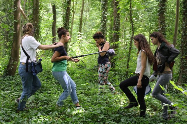 Etudiants du CREADOC et élèves-comédiens du TNB (Théâtre National de Bretagne).