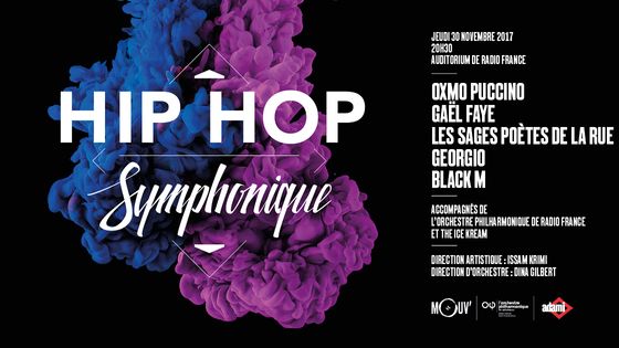 Seconde édition de Hip Hop symphonique, le 30 novembre 2017 à la Maison de la radio