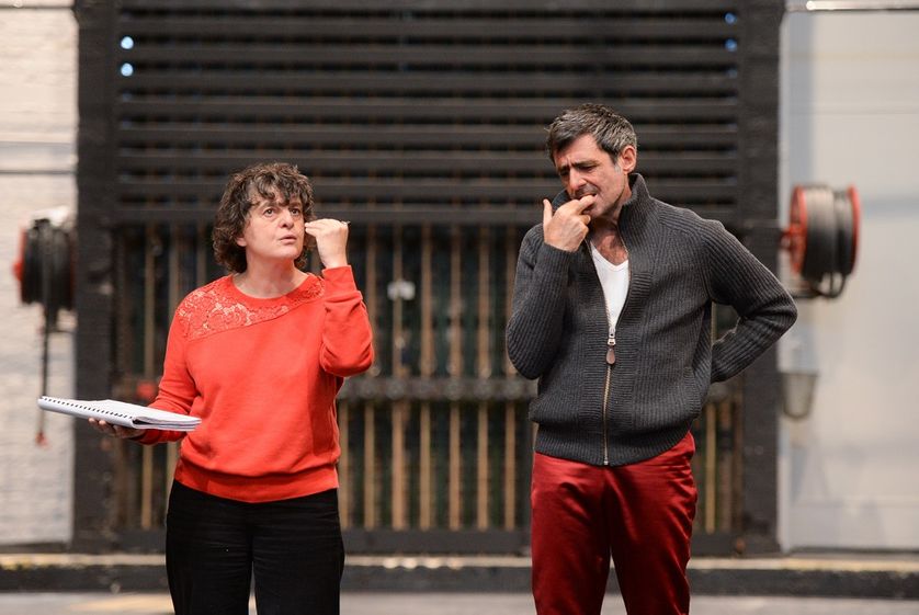 Répétition "Dom Juan" de Molière au théâtre de La Commune Aubervilliers, Marie-José Malis