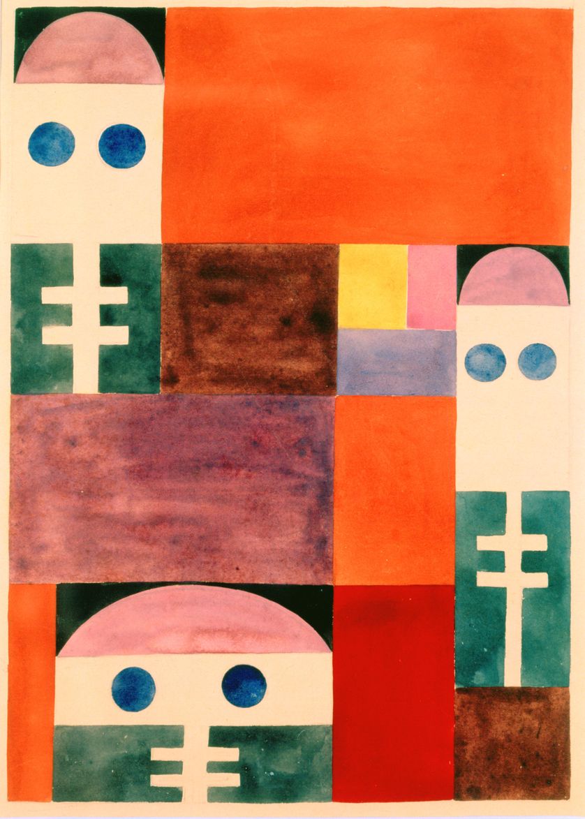Sophie Taeuber-Arp (1889-1943), Motifs abstraits (masques), 1917 Stiftung Arp e.V., Rolandswerth/Berlin