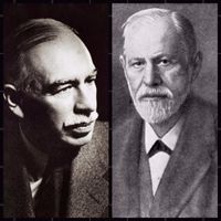 Lorsque Keynes se tourne vers les théories freudiennes. (De gauche à droite : J.M Keynes et S. Freud)