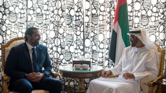 Saad Hariri a annoncé, samedi 4 novembre, sa démission du poste de premier ministre depuis l’Arabie saoudite. ©AFP - MOHAMMED AL-HAMMADI / WAM