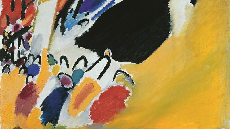 Vassily Kandinsky : "Impression III (Concert)", 1911, Huile sur toile, 77,5 x 100 cm Munich, Städtische Galerie im Lenbachhaus