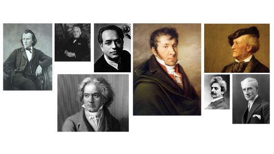 Les compositeurs de l'émission d'aujourd'hui : Johannes Brahms, Florent Schmitt, Gaspar Cassadó, Ludwig van Beethoven, Johann Nepomuk Hummel, Richard Wagner, David Popper, Maurice Ravel