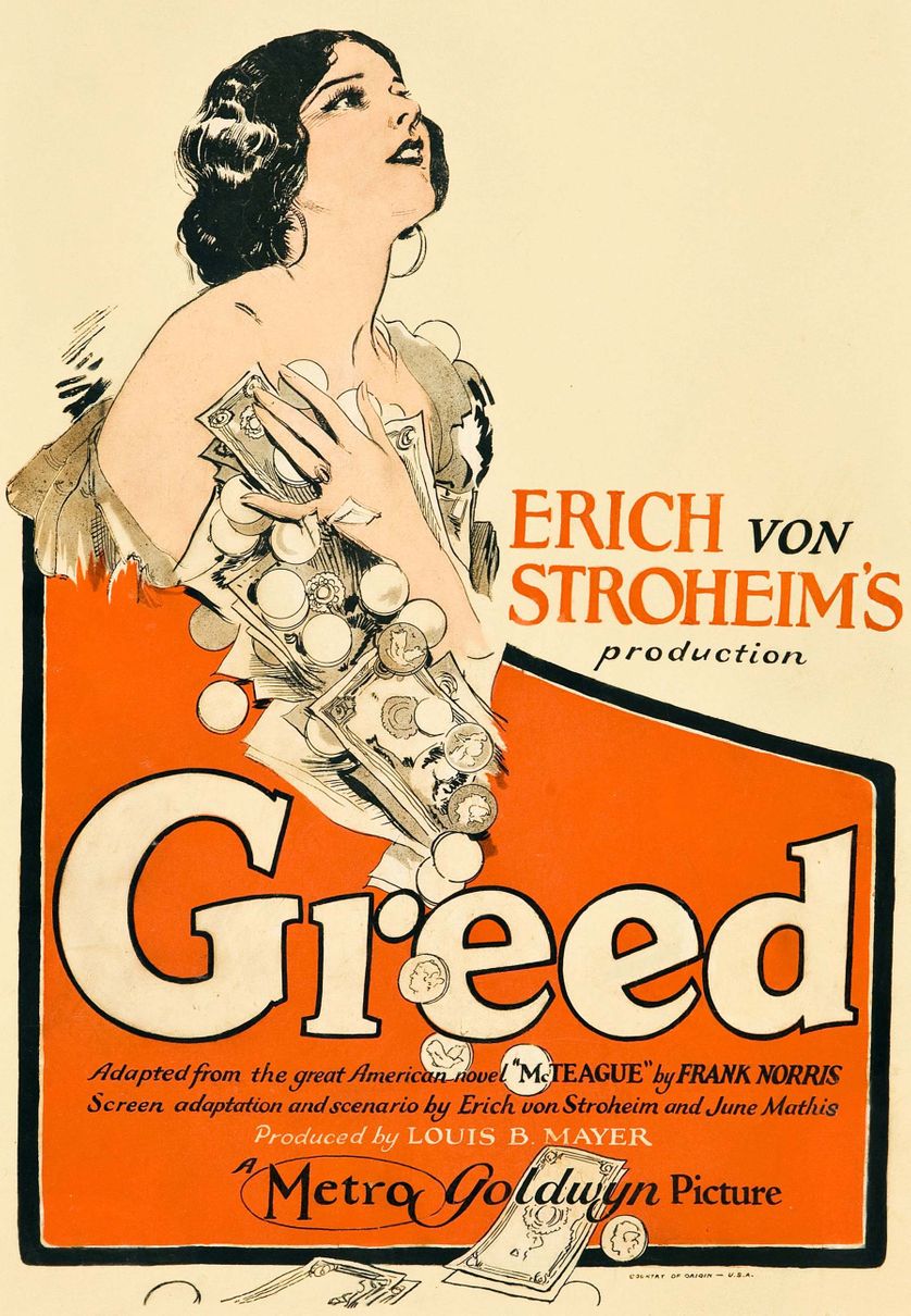 Les Rapaces, Erich von Stroheim, 1924