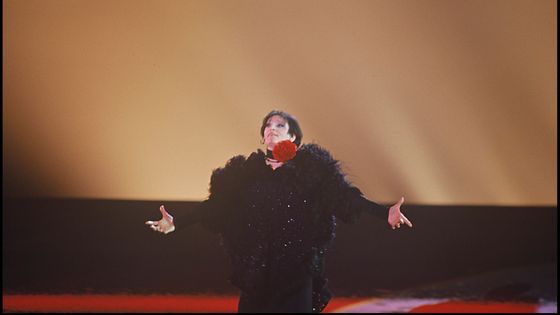 Singer Barbara on stage - 'Lily Passion' opening night at the 'Zenith', Paris ©Getty - Bertrand Rindoff Petroff