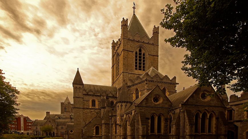 La cathédrale Christ Church de Dublin, est la plus ancienne cathédrale médiévale de la ville