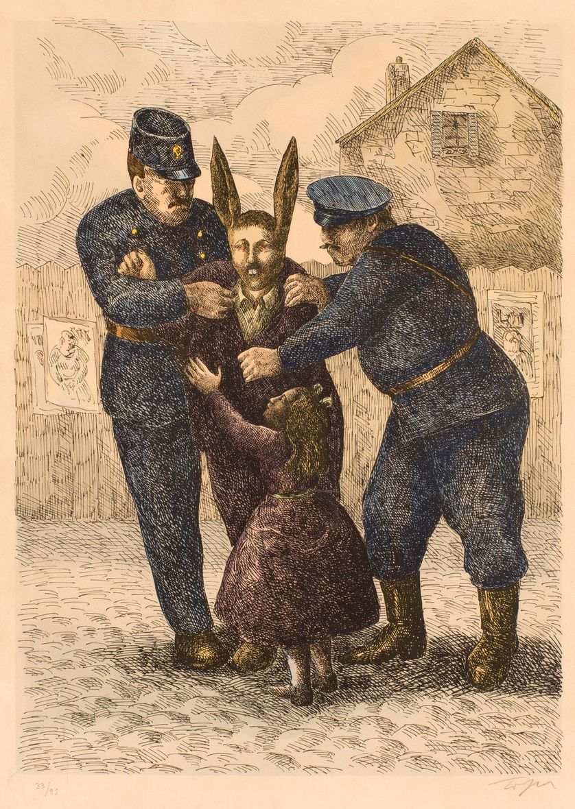 Le lapin, Roland Topor