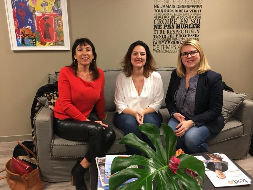 BANDE A SERVANE HYGGE : Isabelle Astigarraga, Stéphanie Manas et Céline Braun Debourges
