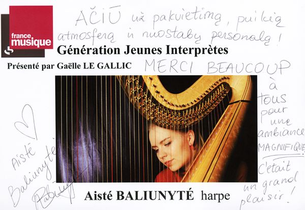 Livre d'or Aisté Baliunyté