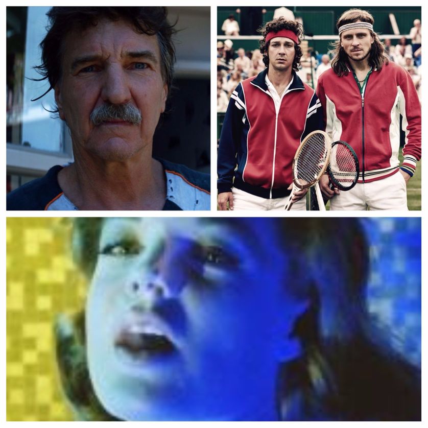 En haut à gauche : We Blew It ; à droite : Borg/McEnroe ; en bas : Clouzot - L'essentiel