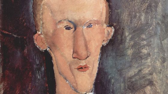 Portrait de Blaise Cendrars (1918), collection privée. - Amedeo Modigliani (1918) (Source : Wiki)