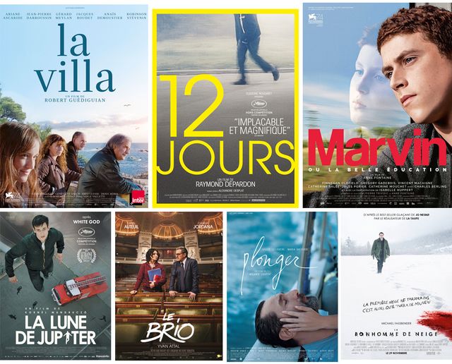 Les affiches des films critiqués au Masque ce dimanche 3 décembre 2017
