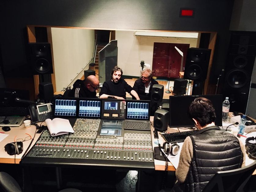 Enregistrement de "Providence", dans le studio 118, Maison de la Radio