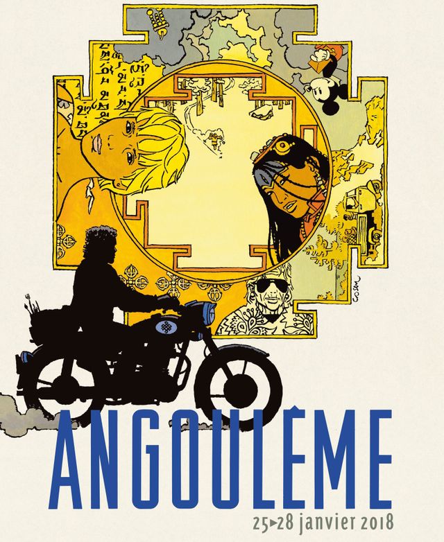 Affiche du Festival de la bande dessinée d'Angoulême 2018