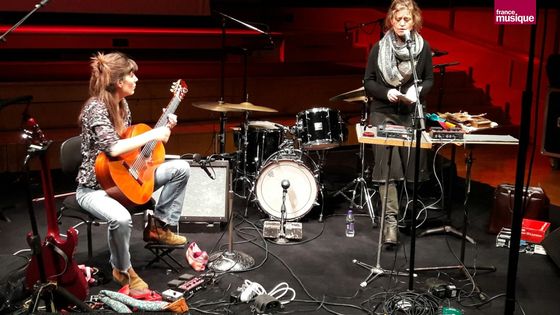Christelle Séry et Géraldine Keller au studio 106 ©Radio France - Soizic Noël