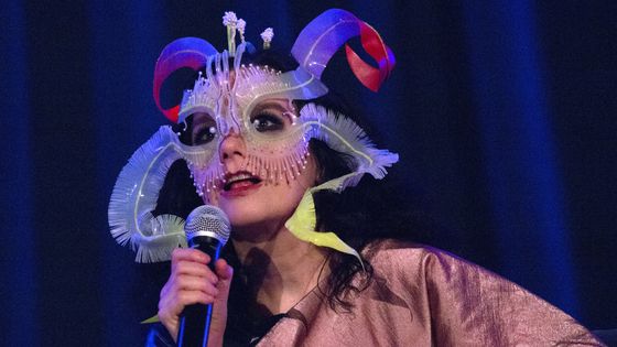 La chanteuse Björk sur scène lors de la série In Sight Out de Pitchfork le 28 novembre 2017 à New York. ©Getty - Santiago Felipe / Contributeur