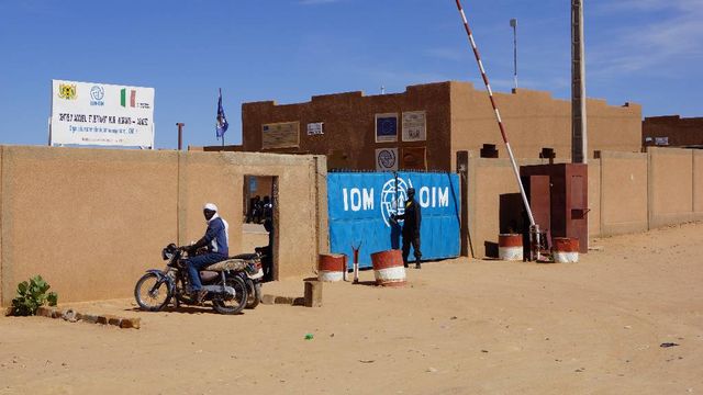 Le centre de transit de l’OIM à Agadez
