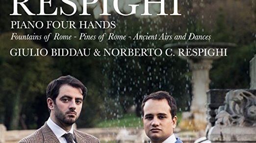 Giulio Biddau et Norberto C. Respighi jouent Respighi à quatre mains © Evidence