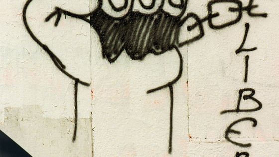 Graffiti illustrant l'autonomie ©Maxppp - EDU