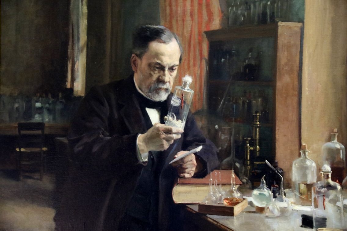 Portrait de Louis Pasteur par A. Edelfelt