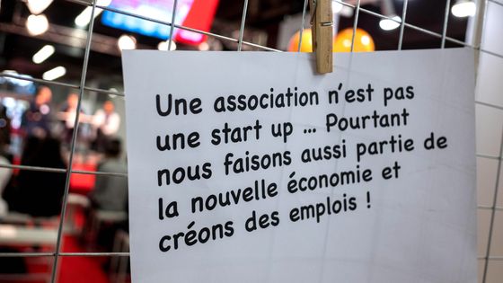 Photo prise pendant le 1er Salon "Share"de l'Economie Collaborative et du Partage le 22 septembre 2017. ©Maxppp - Bruno Levesque