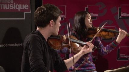 Schumann | Quatuor à cordes n°3 op.41 (Deuxième Mouvement) par le Quatuor Hermès. Enregistré le 22 octobre 2014 au studio 107 de la Maison de la Radio, dans le cadre de la "Matinale culturelle".
