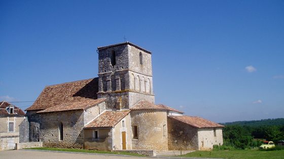 L'Eglise du village de Hautefaye ©Radio France - Olivier Chaumelle