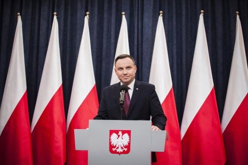 Le président polonais Andrzej Duda