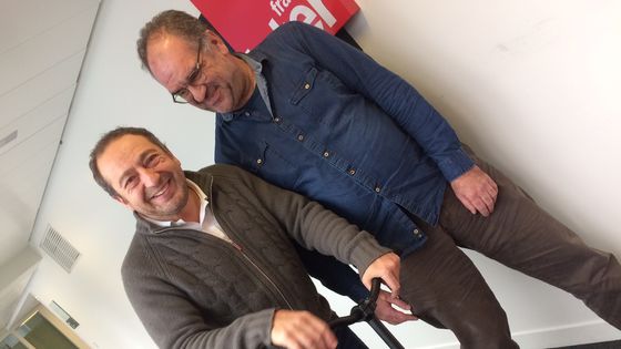 Patrick Timsit et Laurent Delmas, Dans tes rêves 2017 ©Radio France - Laurence Garcia