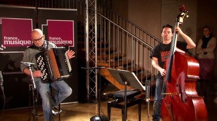 Piazzolla | "Libertango" par Daniel Mille (accordéon), Grégoire Korniluk, Paul Colomb, Frédéric Deville (violoncelles) et Diego Imbert (contrebasse). Arrangement de Samuel Strouk. Enregistré le 26 janvier 2015 au studio 107 de la Maison de la Radio,