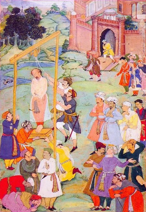 Exécution de Mansur al-Hallaj, une oeuvre d'Amir Khosrow (1253–1325)