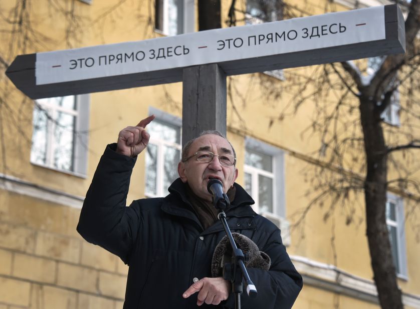 L'historien Arseny Roginsky, en décembre 2016.