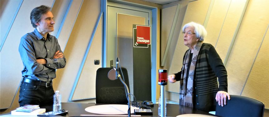 France Musique, studio 152... Philippe Venturini & Betsy Jolas