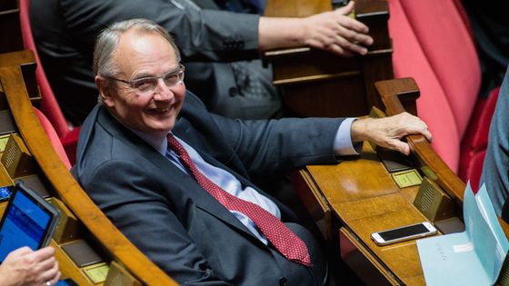 Jean-Louis Bourlanges, Député MoDem des Hauts-de-Seine le 5 décembre 2017 à l Assemblée Nationale. ©Maxppp - Aurelien Morissard/IP3 PRESS