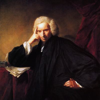 Laurence Sterne en 1760, portrait exposé à la National Portrait Gallery, Londres