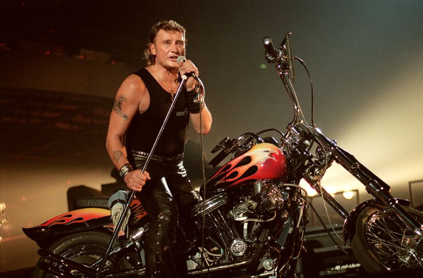 Johnny Hallyday à Bercy en 1992