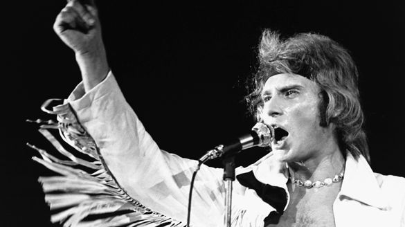 Johnny Hallyday au Palais des Sports à Paris (non daté) | Hulton-Deutsch Collection/ Getty Images