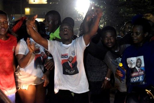 Joie des partisans de George Weah à Monrovia, la capitale du Libéria