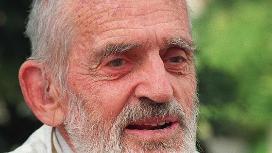Photo prise le 07 août 1992 à Taverny, du scientifique Théodore Monod. ©AFP - François-Xavier Marit